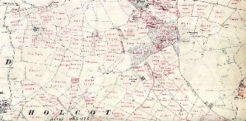 Field names in the north of the parish